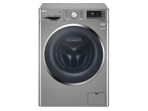 Lavadora Secadora Carga Frontal 13/8 kg con Vapor | Inverter Smart ThinQ Wi-Fi Color Acero