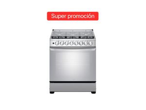 Cocina a Gas 6 Quemadores  |  Puerta de Doble Capa tipo Espejo