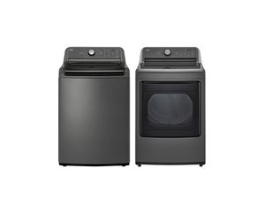 Combo Lavadora Automática LG WT25MT6HK | 25 Kg Incluye Secadora a Gas DT25MTGK+Instalacion Gratis  + Kit Atrapelusas + Plancha