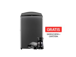 Combo Lavadora Automática LG WT21MV6 21 Kg |  Incluye Sanduchera y Cafetera