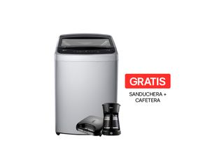 Combo Lavadora LG Carga Superior 19 Kg | Incluye Cafetera y Sanduchera